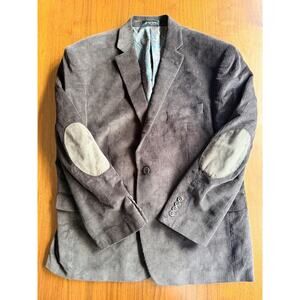 Lauren Ralph Lauren Men's Brown Corduroy Blazer with Elbow Patches 44S